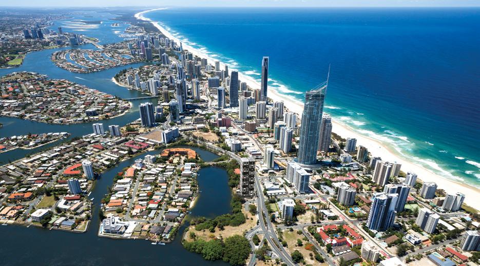 The best of the Gold Coast s beaches, bustling cafés, NERANG RIVER restaurants, boutiques and bars are just a stroll or light rail trip away.
