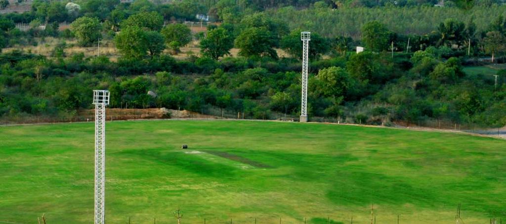 Leonia Cricket Ground: It is an international standard sporting venue which has been developed in consultation with the Hyderabad Cricket Association.