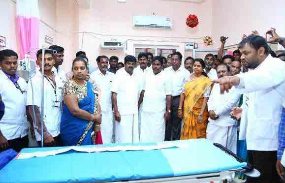 Vijaya Baskar, inaugurated the GVK EMRI 108 Critical Emergency Care Centre (ECC) at Mamallapuram on September 28, in the presence of