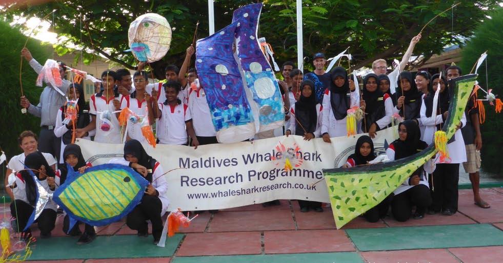 FEATURED EVENT: First Whale Shark Festival First annual Whale Shark Festival By Rifaee Rasheed, Marine Projects Officer, IUCN School children and locals from all over South Ari Atoll gathered on the