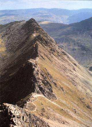A pyramidal peak is an isolated mountain summit or horn where three or more