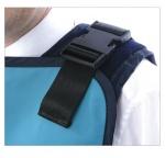 Optional clip-on thyroid collar Chest pocket included as standard Choice of