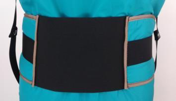 The BR Cinch Belt w/ 6 wide elastic back takes the weight off the shoulders when tightened securely.