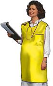 #880 Maternity Apron Full length uniquely designed circumferential protection apron.
