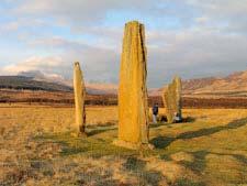 The whole moorland is littered with the remains of early man, from hut circles to chambered cairns and solitary standing stones, which make it one of the most interesting and remarkable