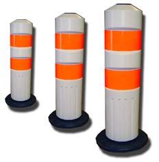 ALL-ROUND RUGGEDNESS single piece design, self-re-erecting Marker Post. K71 FLEXIBLE POST K71 Self Re-Erecting Marker Posts are built to resist impacts over 65 m.p.h.
