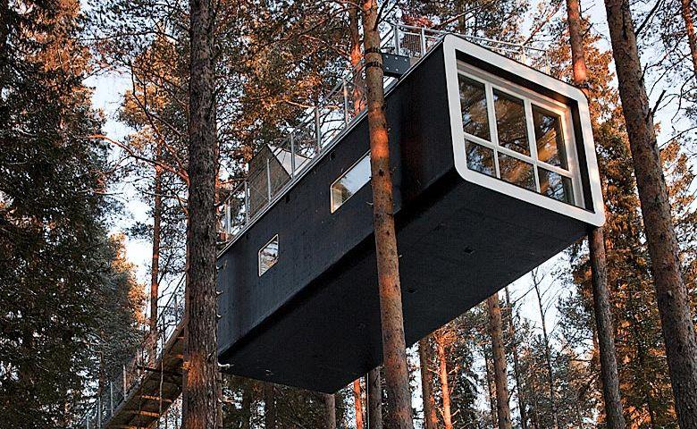 The Treehotel comprises 7 unique themed Tree Rooms, created by 7 separate architects.