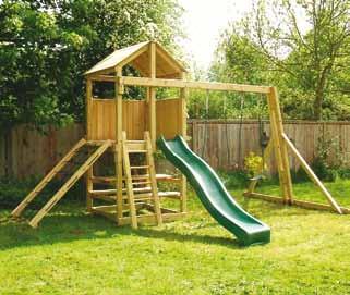 This means all the accessories are scaled up to provide challenging sliding and climbing.