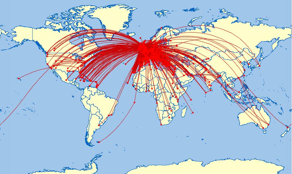 2 Enabling long-term economic growth 2.1 Connectivity and the cost of air transport services The air transport network has been called the Real World Wide Web 6. Chart 2.