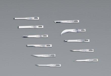 BLADES & SCALPELS FINE SCALPEL BLADES AND HANDLES Fine Blades The Fine range has small, slim, precise blades in stainless steel for delicate operations Fine blades are used in disciplines such as