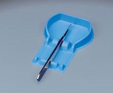 SAFETY DEVICES Scalpel Holder Maintains scalpel in blade-down position to reduce