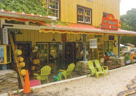 Downtown, visit the N.C. Barbecue Society s only stop in western North Carolina at the Switzerland Café and General Store. Next door, Charlie s Quilts and Sew Much More is a fun shopping experience!