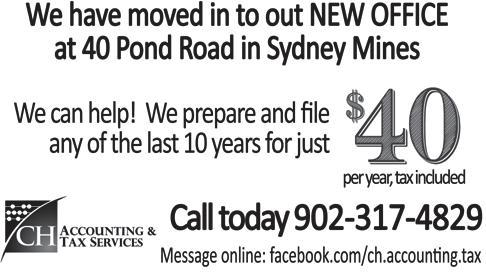com - 564-9022 PAGE 5 NORTH SYDNEY ITEMS FOR SALE d Or, lots of land, asking $55,000. 2005 Toyota Corrola, asking LIBRARY NEWS 1 new compressor, asking $3,700. $100.00. FIBRE LUNCH - Every Thursday, One large heater asking $150.