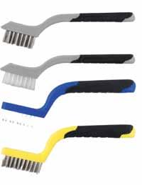 Soft-Grip Brushes Soft-grip brushes have comfortable, ergonomic, soft-grip handles. Ideal for surgical instrument jaws, serrations, and box-locks.