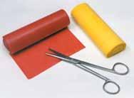 Scissor Sharpness Test Material Latex-Free Orange Testing Material Order # 621531 For testing scissors longer than 4.5 Red testing material for scissors 4 1/2 or larger.