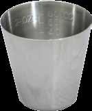 Basins, Bowls, Cups, Pans and Trays Medicine Cups Non-corrosive surgical stainless steel
