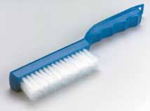 Laparoscope Instrument Cleaning Brush Order # M-16 7 long. Double ended nylon bristle with one end having three rows of bristles for general decontamination.