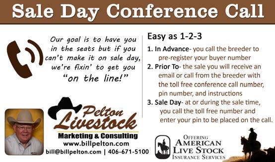I will also be available sale day to assist buyers that are not able to attend the sale in person with the purchase of the JC Heiken Angus offering.