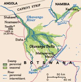 Rivers of the Southern African Region 3 major rivers: Okavango Orange Limpopo Okavango s