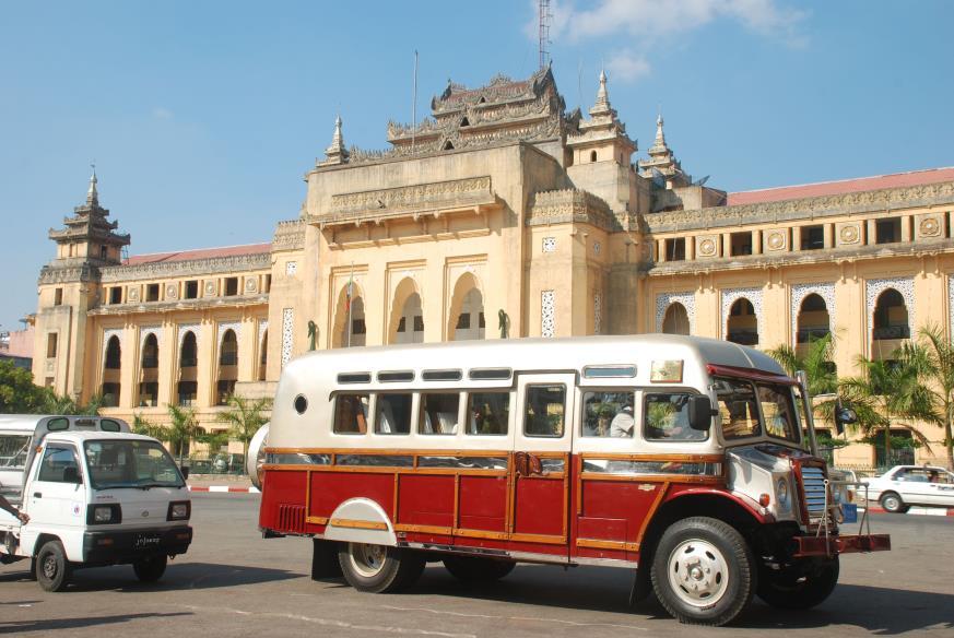 Getting Around in Style YANGON Elephant Coach A