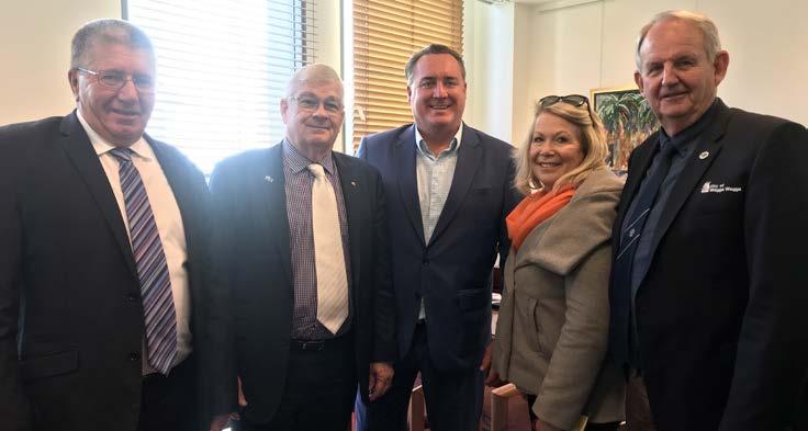 THE YEAR IN REVIEW Mayor Col Murray; Tamworth Regional Council, Senator Brian Burston, Mayor Shane Van Styn; City of Greater Geraldton, Mayor Denise Knight;