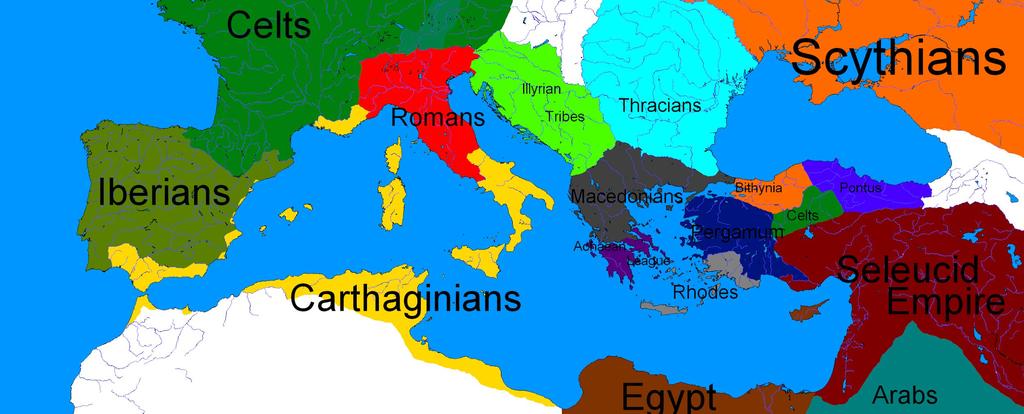 Rome s conquest brought it into contact with Carthage, a city-state on the coast of North Africa Settled by Phoenician traders they ruled over a vast trading empire that