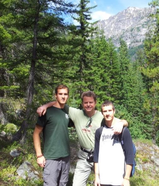 About Jay Sorensen, Writer of the Report Jay, with sons Anton and Aleksei, on the North Fork Trail in North Cascades National Park in Washington.