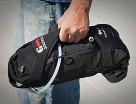 straps: The Shuttle Bike Bag was designed to wear with or