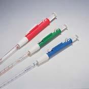 -Simply insert pipet into detachable, cone-shaped chuck with light finger pressure -To fill, grasp pump
