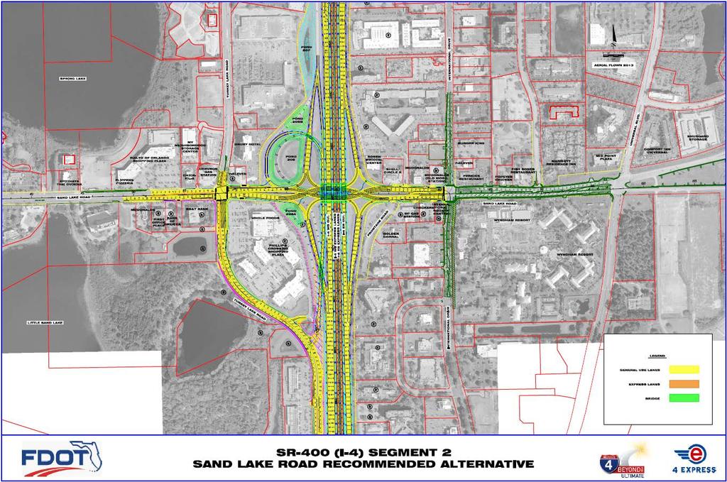 Intersection Central Florida Parkway Construction