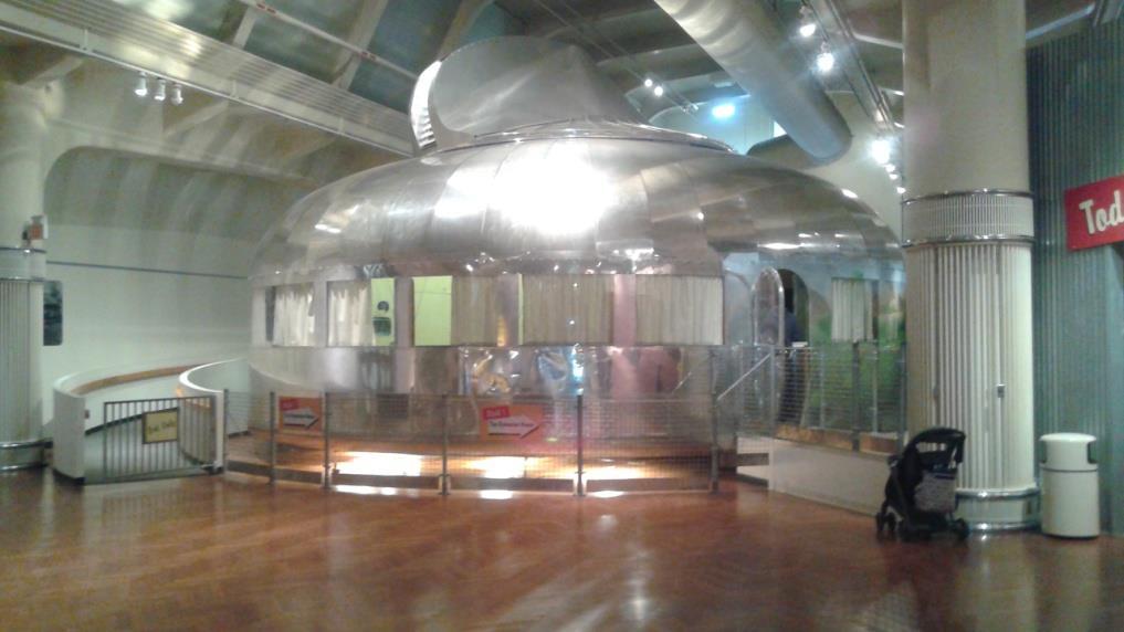Dymaxion House Next to a gallery with special changing exhibits is the Dymaxion