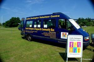 CASTLE DONINGTON SHUTTLE BUS For the 5 th consecutive year, your dedicated transport at Download is provided by the Castle Donington Volunteer Centre.