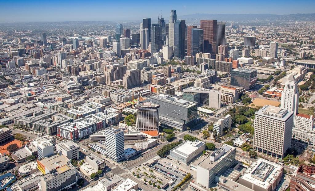 SANTA MONICA WEST HOLLYWOOD HOLLYWOOD USC LA LIVE STAPLES CENTER FINANCIAL DISTRICT HISTORIC CORE GRAND CENTRAL MARKET BUNKER HILL THE BROAD WALT DISNEY CONCERT HALL OVER 2,000 RESIDENTIAL UNITS