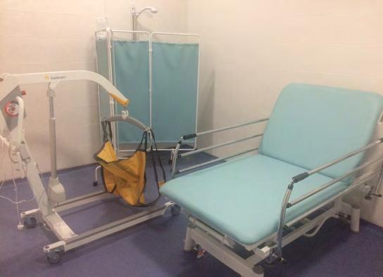 Changing Places As well as housing an accessible toilet, the Changing Places facility at Vicarage Road includes a height adjustable adultsized changing bench, mobile hoist, shower, a screen to allow