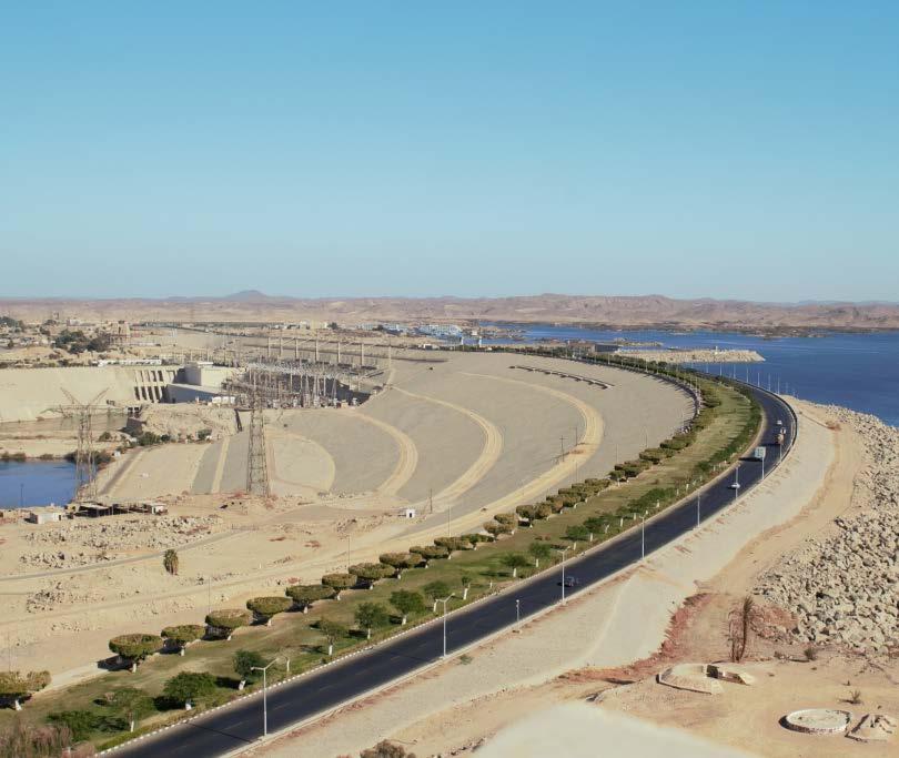 High Aswan Dam Built in the late 1960s to generate electricity and control the flow of water