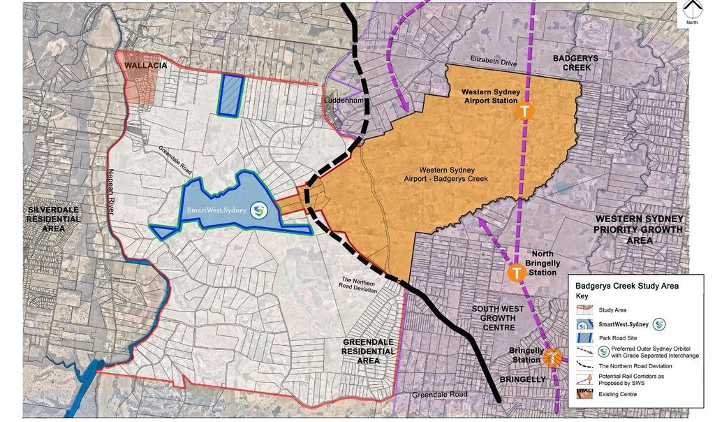 Page 2 About SmartWest.sydney SmartWest.sydney is located on the western side of Willowdene Avenue, Luddenham and adjoins the western boundary of the Western Sydney Airport at Badgerys Creek.