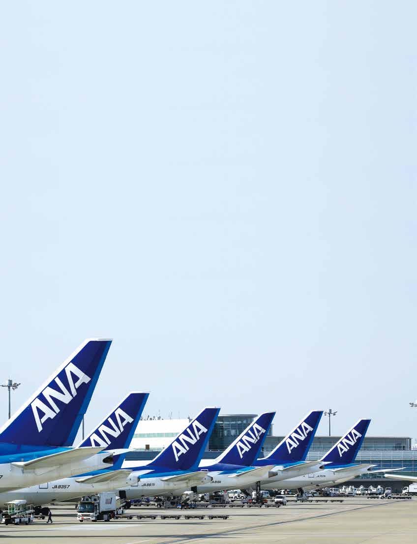 Feature Fleet Strategy of the ANA Group The ANA Group operates around 255 aircraft* as of March 31, 215.