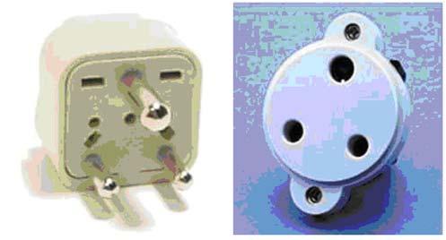 In the above picture the two kinds of socket and plug (Type C and