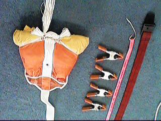 Step 24 Remove all clamps and the molar strap. Dress the canopy folds and the mouth of the bag.
