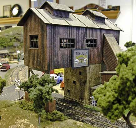 detail, John Kerbaugh s HOscale railroad is located in his