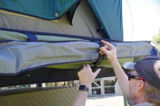 (there is a few extra holes, to help adjust it when connected to the awning)