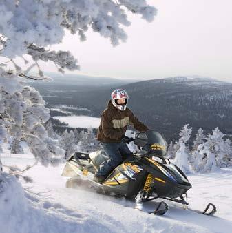 SNOWMOBILE SAFARI The snowmobile safari takes you on a guided tour to experience an exciting ride in the Lappish nature.