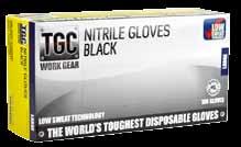 The first ultra-tough, thin, Black Disposable Glove commercially available in Australia and NZ for the automotive and