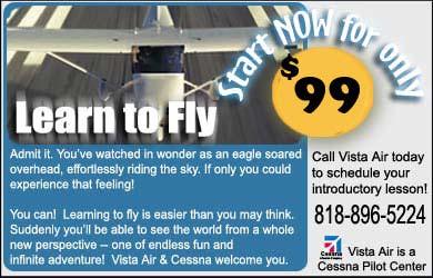 FLIGHT TRAINING INFORMATION INSTRUCTOR RATES: Vista Air instructors are not employees. Students must pay instructors directly. New rates effective Sept.