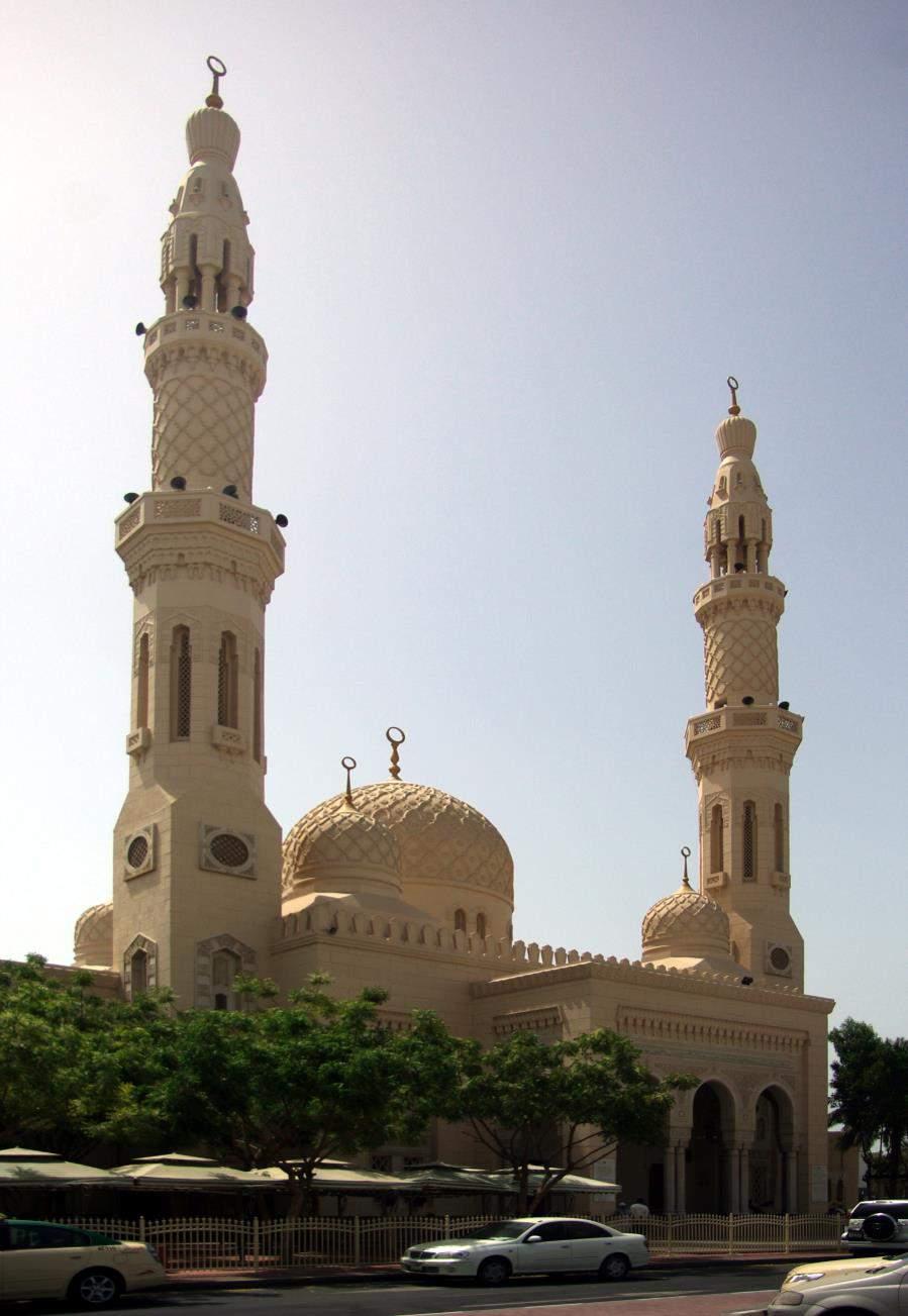 Jumeriah Mosque The UAE is a Moslem country. Officially 76% of the 4.