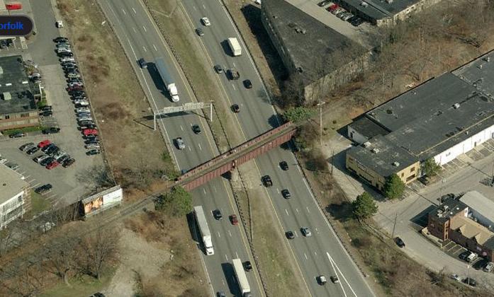 MBTA Railroad Bridge & Retaining Wall at 32 Fremont