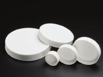 PTFE Cap Liners and Solid Top Closures - Closures available with various lining materials Solid Top Closures Phenolic Closures - Polycone Lined Qty D0396-13 13-425mm Phenolic Cap/PE Cone Lined 100