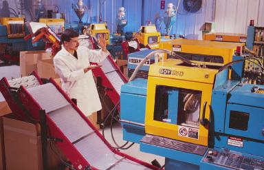 Our manufacturing operations combine the most modern equipment with our own custom designed machinery and accessories.