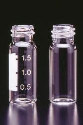 Big Mouth Screw Thread Vials, 12x32mm, 10-425mm Neck Finish Vials 40% larger opening prevents broken needles due to increased target area. Choose from clear or amber Type I borosilicate glass.
