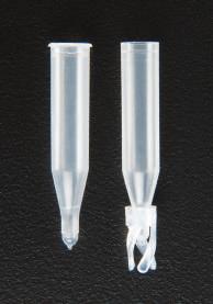 Big Mouth Screw Thread Vials, 12x32mm, 10-425mm Neck Finish Limited Volume Inserts Inserts are available preassembled with a polymer bottom spring or patented Top Spring.